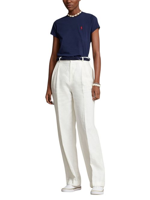 t-shirt donna blu girocollo Ralph Lauren | 211898698006